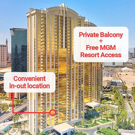 Lady Luck'S Vista - Private Balcony - Full Kitchen - Two Full Baths - Jetted Tub - Full Mgm Grand Resort Access W No Resort Fee At Mgm Signature Las Vegas Exterior photo
